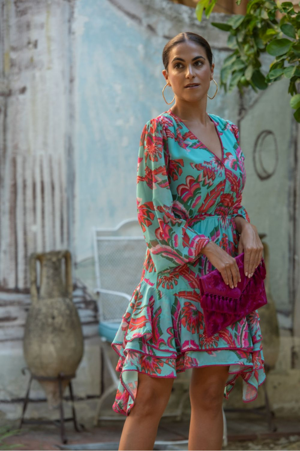 VESTIDO HADA CORTO SUNSET & MOON