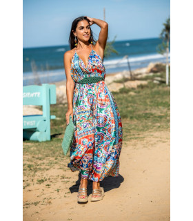 VESTIDO ATENAS ALAS SUNSET & MOON