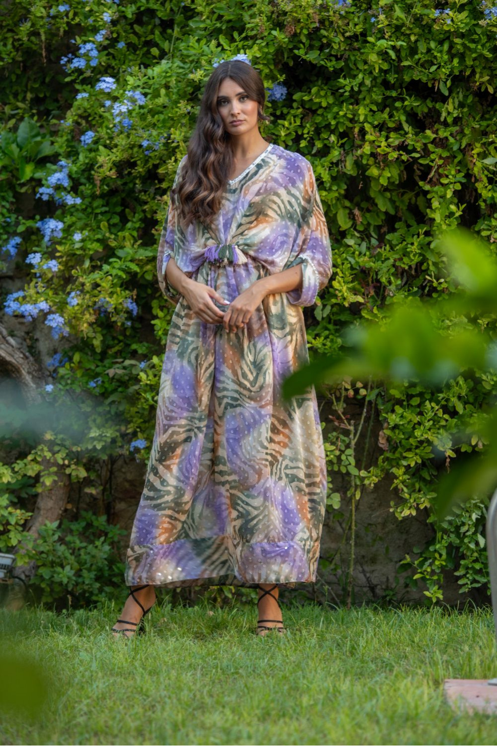 VESTIDO ARIEL KAFTAN SUNSET & MOON