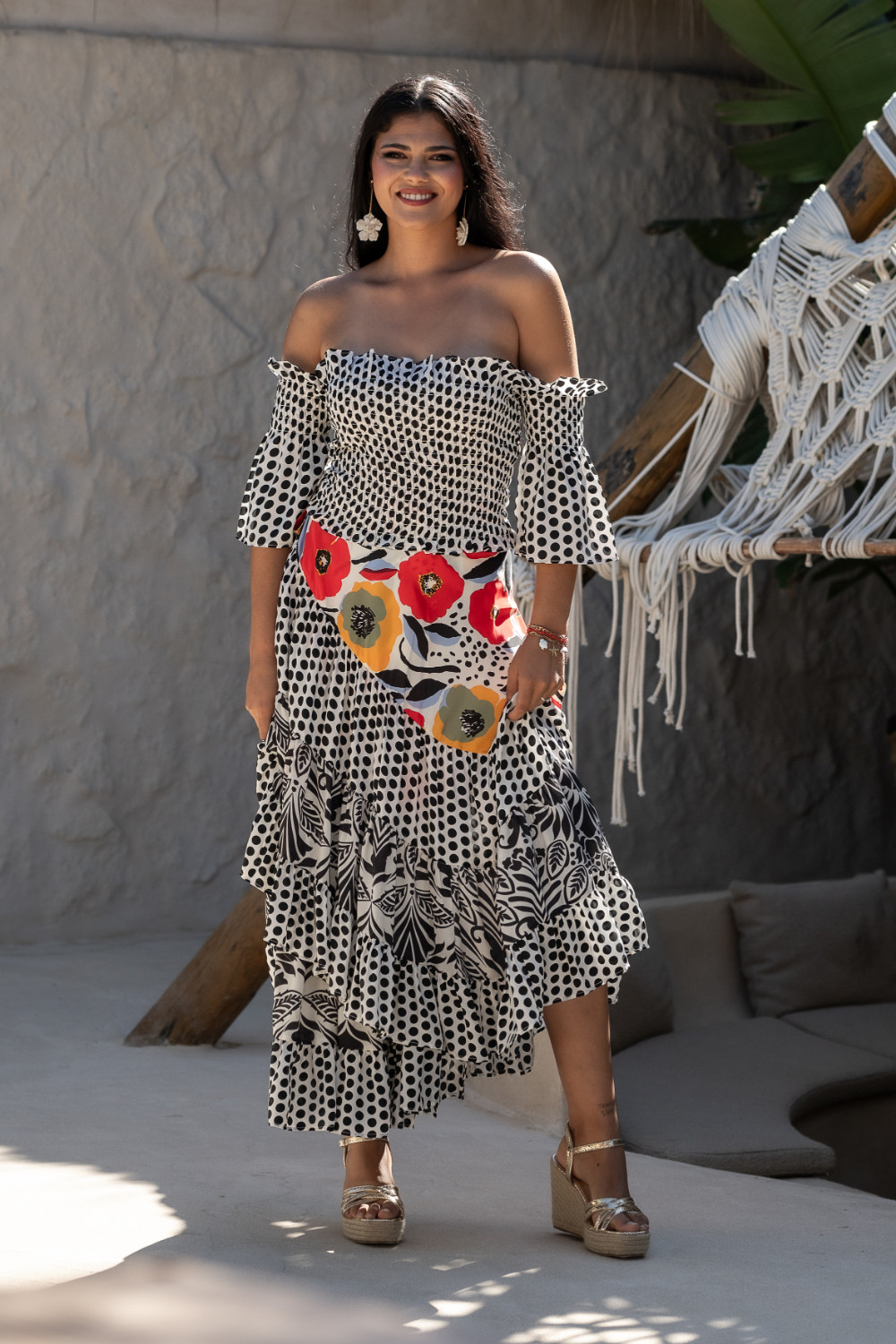 Falda Vendaval Amapola Sunset & Moon