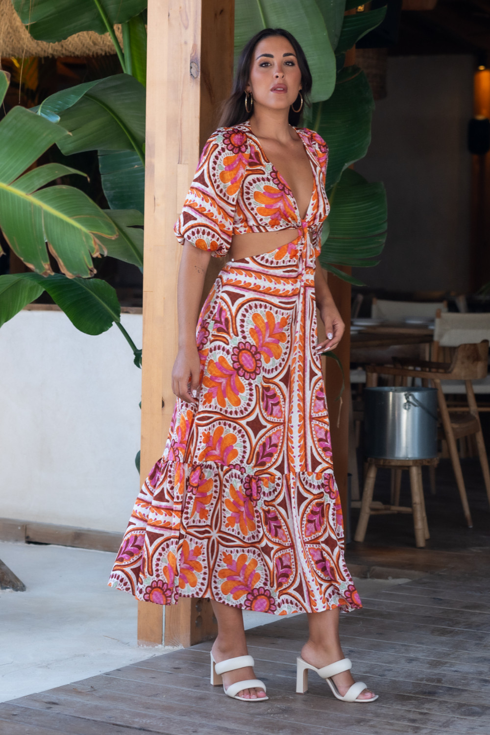 Vestido Marea Mosaico Nr Sunset & Moon