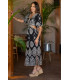 Vestido Salitre Negro Sunset & Moon