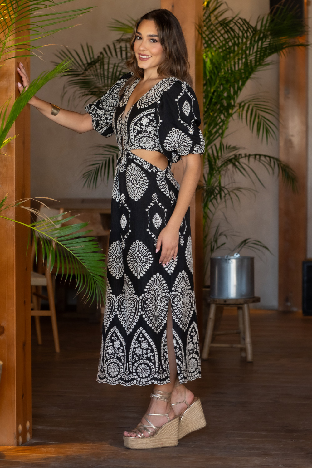 Vestido Salitre Negro Sunset & Moon