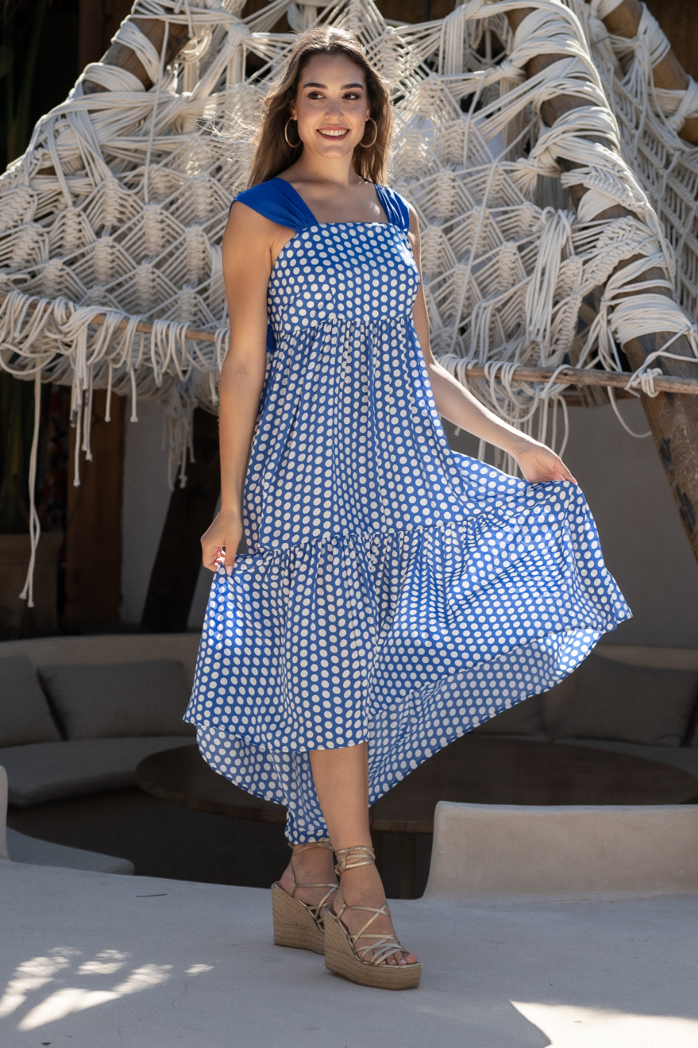 Vestido Bruma Lunares Az Sunset & Moon