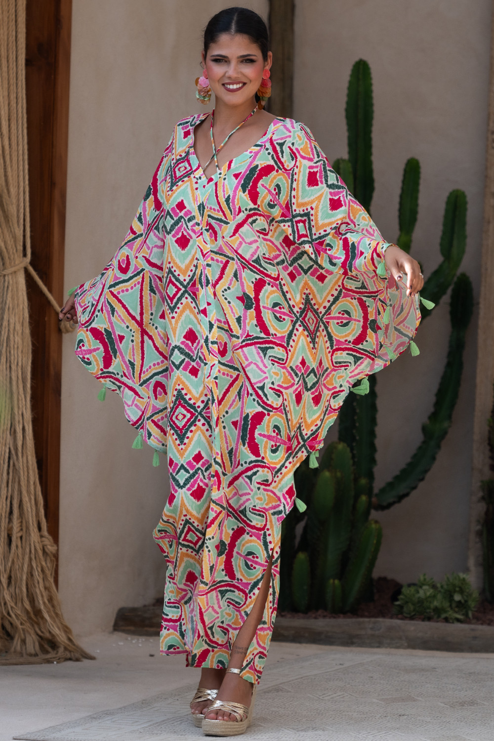 Vestido Arena Geometrico Sunset & Moon