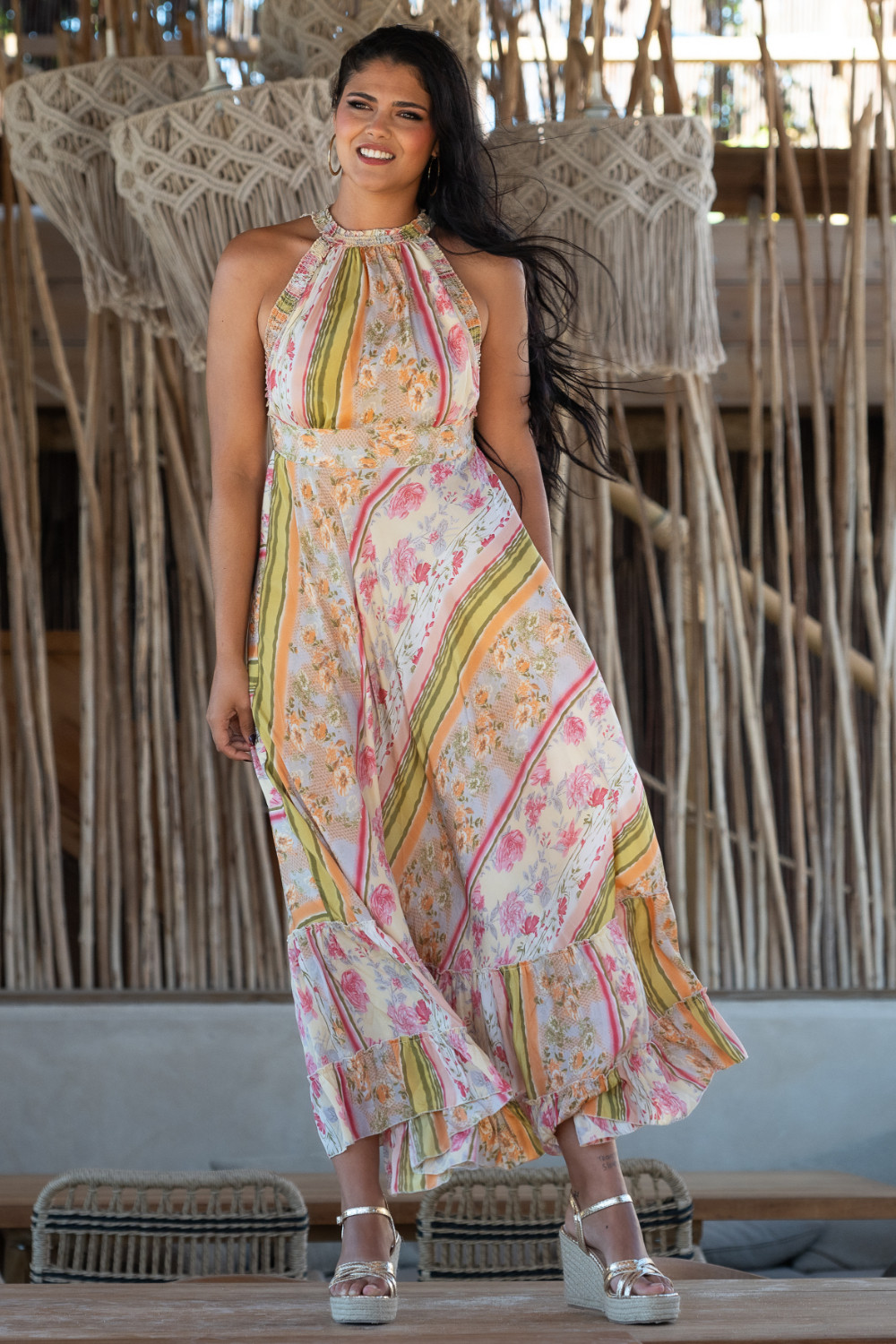 Vestido Marina Vintage Sunset & Moon