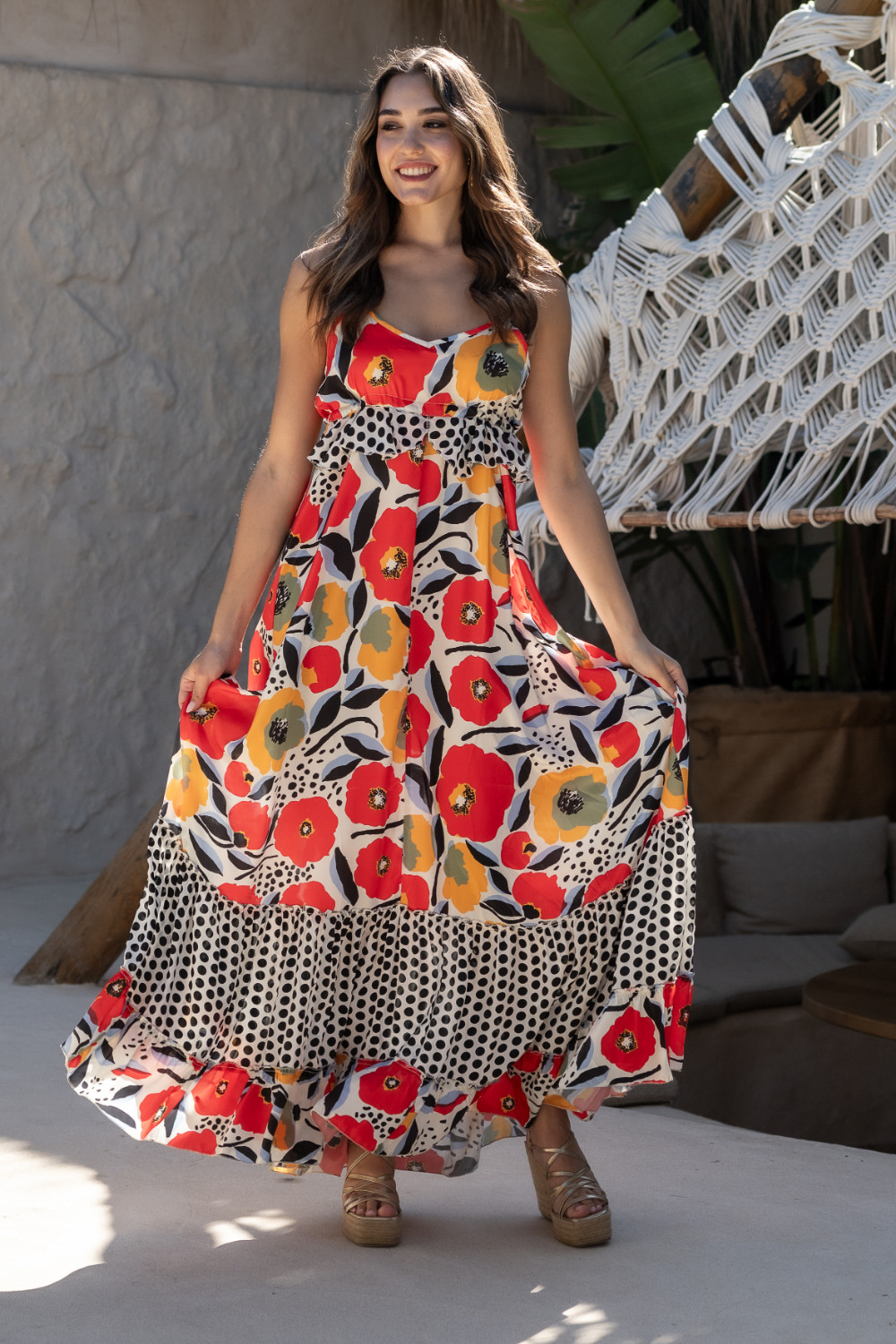 Vestido Cresta Amapola Sunset & Moon