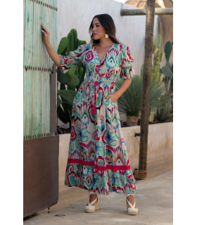 Vestido Sol Abstracto Sunset & Moon