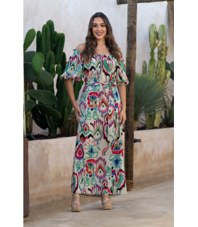 Vestido Orilla Abstracto Sunset & Moon