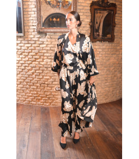 Conjunto Cúrcuma Kurta Neg/Bla Káhyra