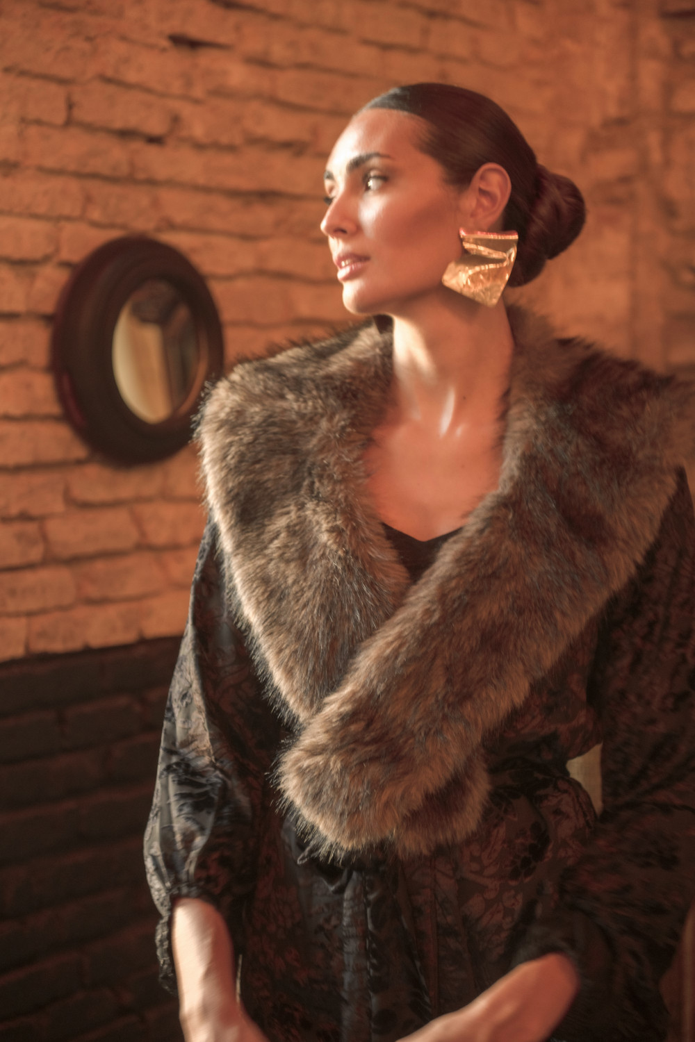 Cuello Pelo Taupe Káhyra